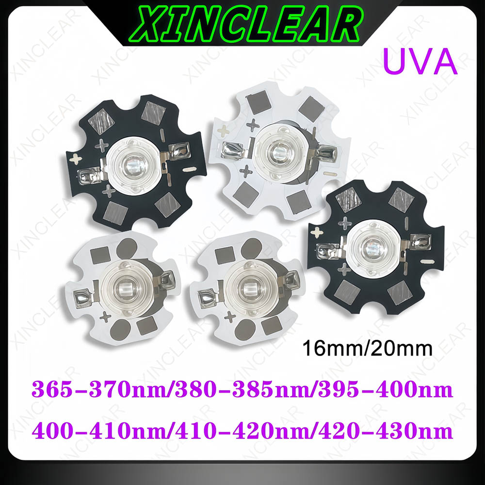 Jewelry Making Board - 3W UVA LED Çipleri UVA 370nm